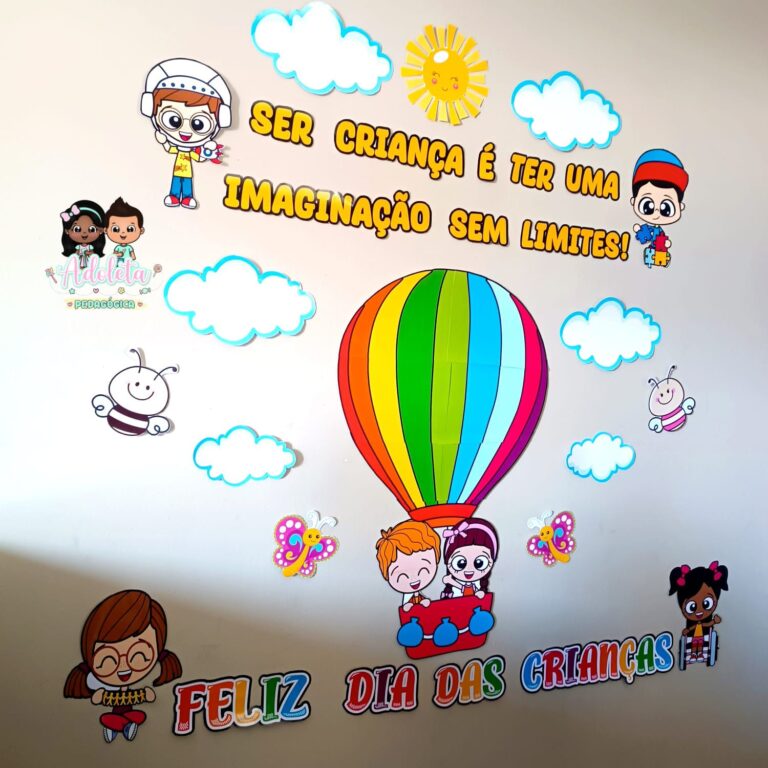 Painel Dia das Crianças(Balão) – Adoleta Pedagógica