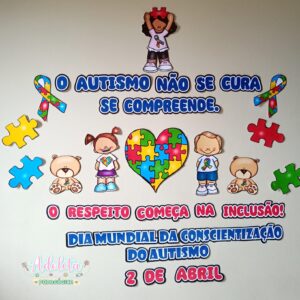 Painel Dia Mundial da Conscientização do Autismo