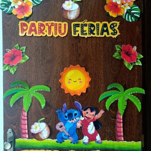 Painel Férias Lilo e Stitch
