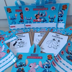 Kit Envelopes Escolares Stitch