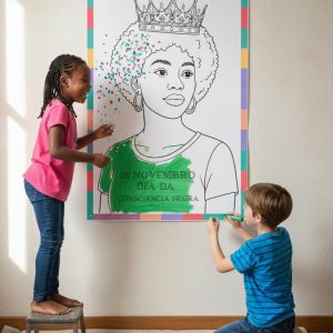 Painel Consciência Negra (Sua cor é sua coroa)