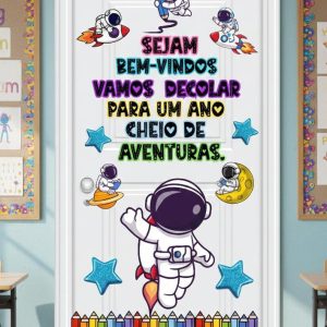 Painel Volta Aulas Astronauta