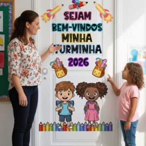 Painel Volta Aulas Turminha 2026