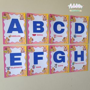 Alfabeto Bastão Capivara