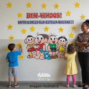 Painel Turma da Mônica:Deixe sua estrela Brilhar