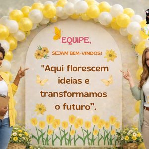 Painel Bem-Vindos Equipe