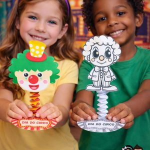 Palhacinhos Interativos Mola