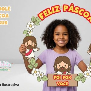Bambolê Páscoa Jesus