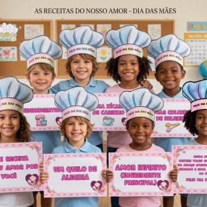 Plaquinhas Doce Receita (Dia das Mães)