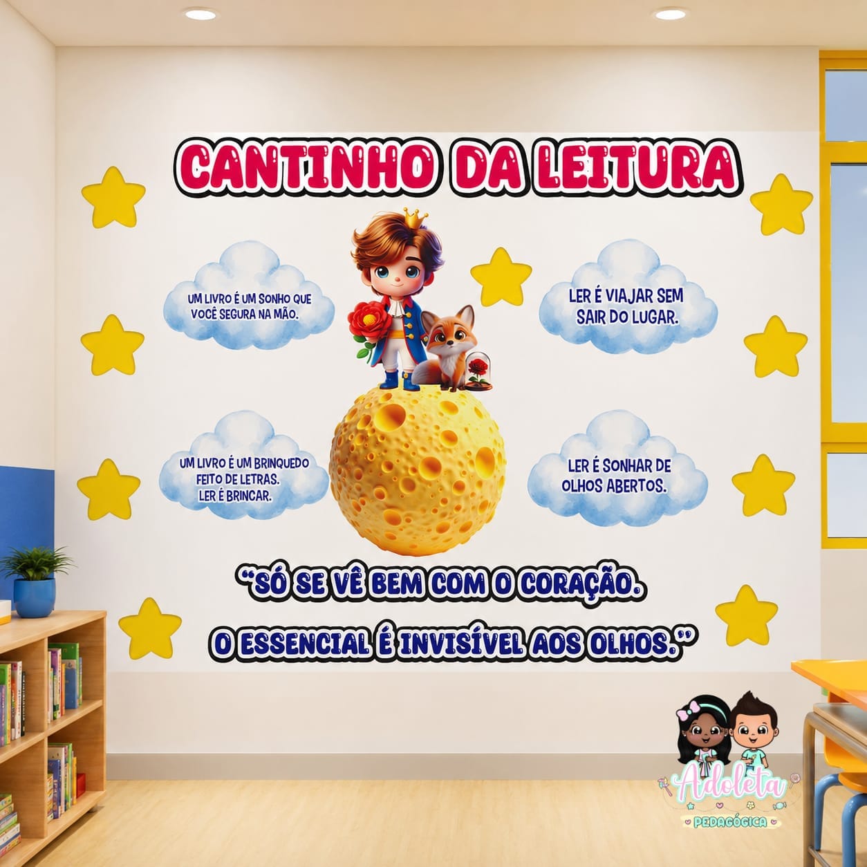 Cantinho da Leitura Pequeno Príncipe