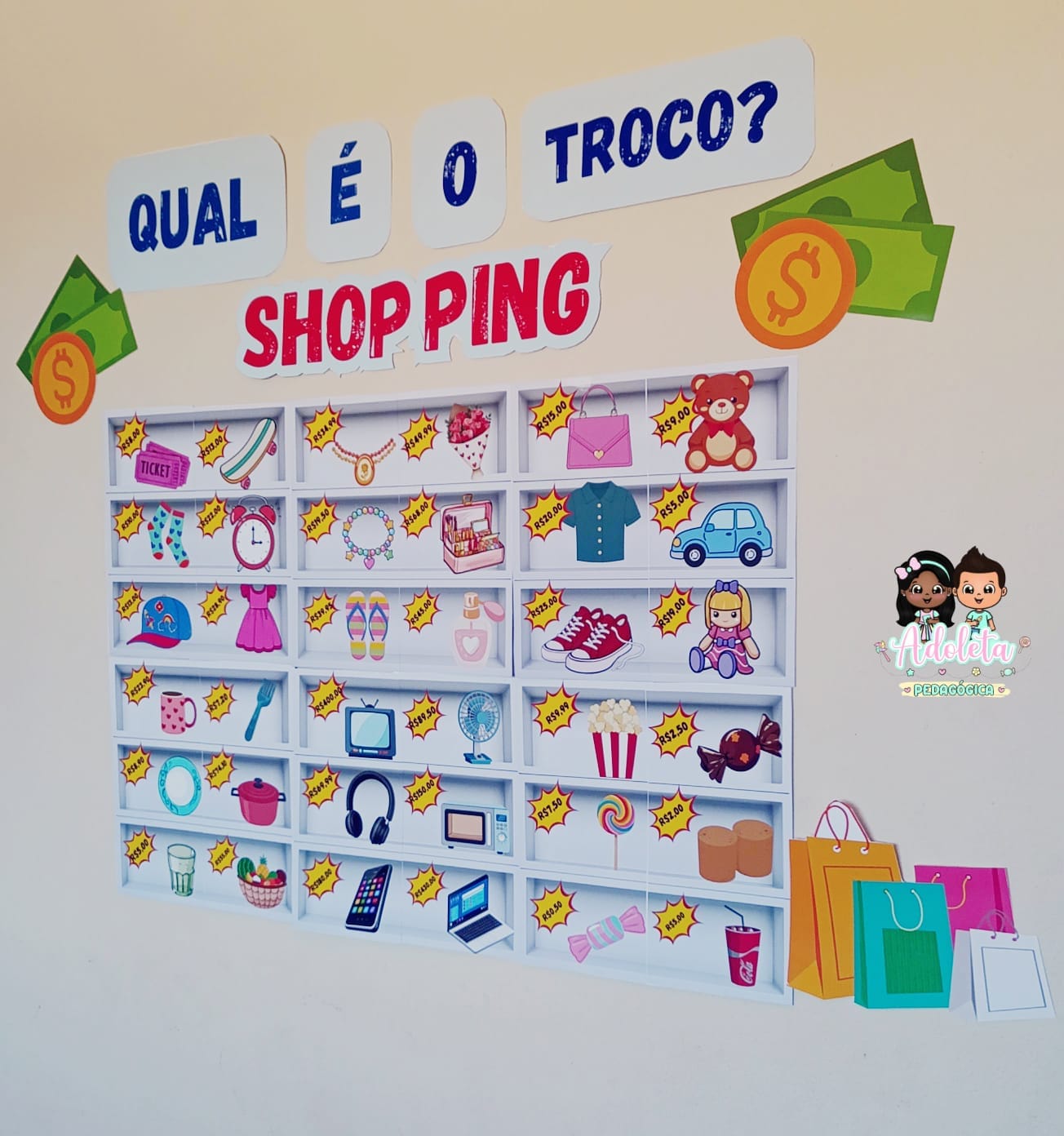 Qual é o troco? Shopping