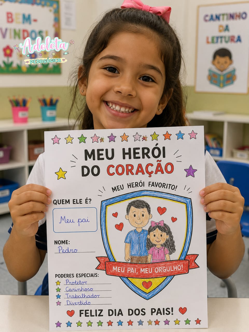 Cartões+Atividades Dia dos Pais