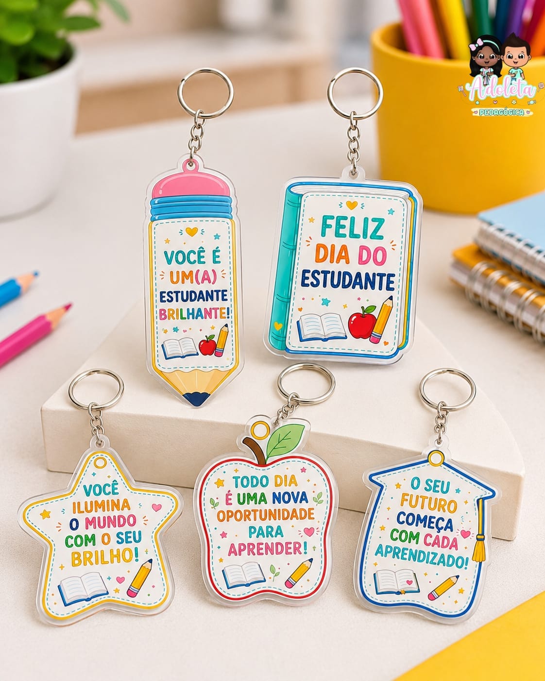 Kit Chaveiros Dia do Estudante