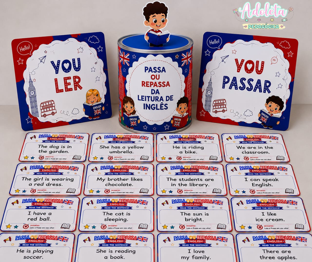 Passa ou Repassa da Leitura de Inglês