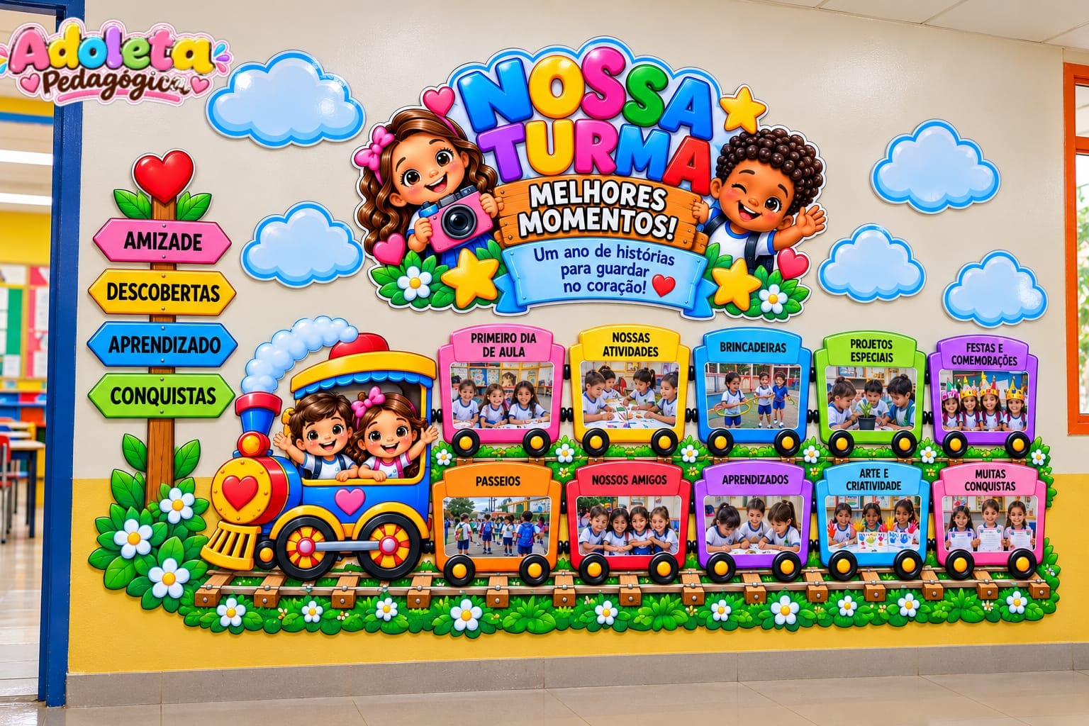 Painel Nossa Turma Melhores Momentos